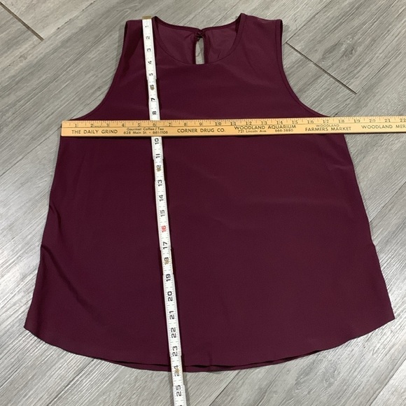 Lululemon Here To There Tank Bordeaux Drama Open Back Tank Top size 8 - Picture 8 of 12